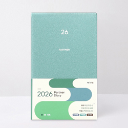 <font color=red>[10%할인+10%적립]</font> 2026 아가페 파트너 다이어리 중 (민트) 0300408