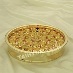 <font color=red>[10%할인] </font>*금 성찬기 알루미늄 잔(HitAL-50호) 밑판1개