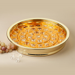 <font color=red>[10%할인] </font>*금 성찬기 플라스틱 잔(HitPS-50호) 밑판1개