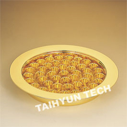 <font color=red>[10%할인] </font>*금 성찬기 알루미늄 잔(THGAL-45호) 밑판1개