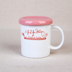 기쁨뚜껑머그 - 사랑 (KM8003)