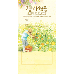 수채화헌금봉투-감사헌금 JO3002 (1속 100장)