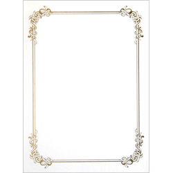 A5 우단무제증서 속지 (좌측, 1속10장)