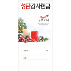 성탄감사헌금봉투 25-1 (1속 100장)