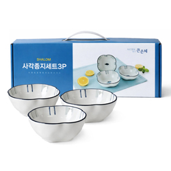 샬롬 사각종지세트 3P (KJ-B3)