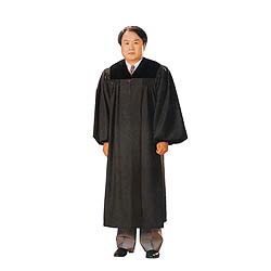 장로가운(동복)-요크 검정색 비로드 포함