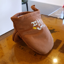 은혜를담다 패브릭 주방장갑 1P - 평안을 너희에게(브라운)