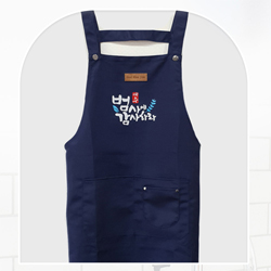 은혜를담다 말씀 앞치마_범사에 감사하라 (네이비)