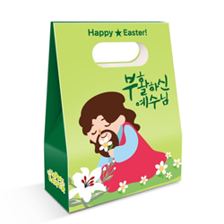 부활절바구니 백합시리즈 (부활하신 예수님-10매)