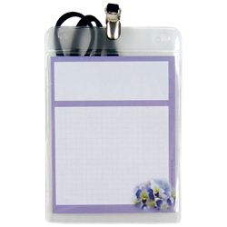 행사용 명찰 (보라/10개 묶음)