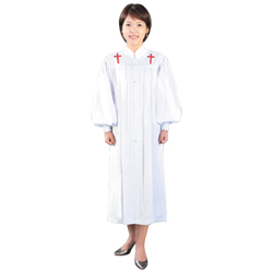 침례가운(앞단추차이나스타일)*