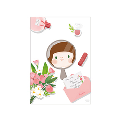 그레이스벨 일러스트 엽서 헬로제인 05.꽃제인