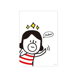 그레이스벨 일러스트 엽서 헬로든든 20.샬롬든든