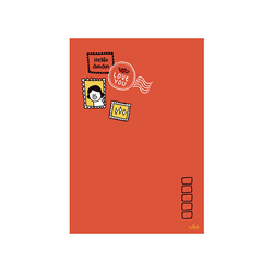 그레이스벨 일러스트 엽서 헬로든든 32.우표든든