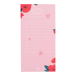 그레이스벨 플라워 메모패드 01.양귀비