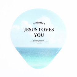 그레이스벨 PEACE BE 부채 02.지저스러브