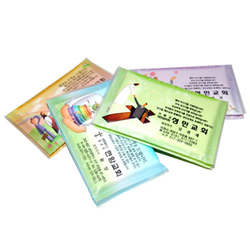 [2면인쇄] 소지갑형 20조 40매 최고급 티슈-사랑