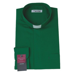 목회자 오메가 셔츠-녹색