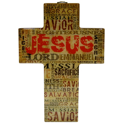 <font color=red>[15%할인] </font>캘리꽃십자가 - 예수의 이름으로(소)