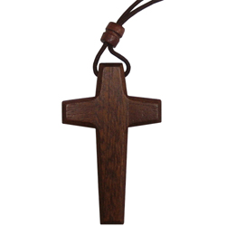 원목별십자가 목걸이 4500
