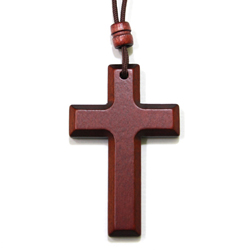 원목라인십자가(체리)
