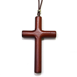 향나무십자가목걸이