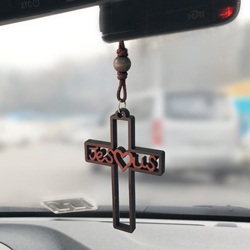 차량걸이 지저스하트십자가