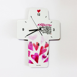 십자가말씀시계 - 사랑하는 자여(KW-9707)