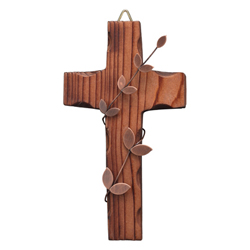 소나무 십자가(S) - 갈색 넝쿨 (KAO-010)