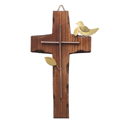 소나무 십자가(S) - 십자가 새 (KAO-011)