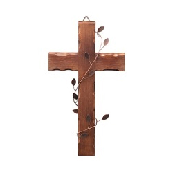 소나무십자가(L)-갈색넝쿨