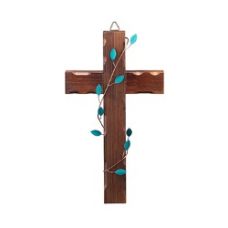 소나무십자가(L)-녹색넝쿨