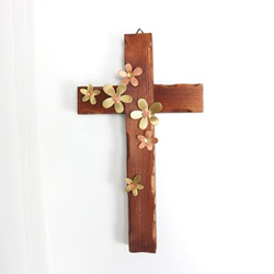 소나무십자가(L)-꽃송이