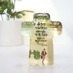 크리스탈 십자가 - 항상 기뻐하라 (KC8009)