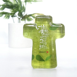 크리스탈 십자가 - 너희 염려를 다 주께 맡겨라 (KC8010)