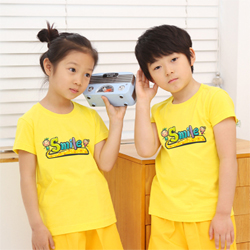 [MyJD] 스마일 티셔츠 (아동용) - 8컬러*