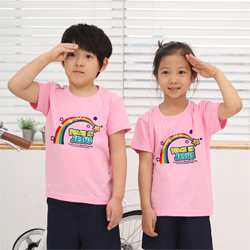 [MyJD] 레인보우 티셔츠 (아동용) - 8컬러*