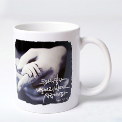 캘리 포토 머그컵/국내산