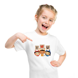 [MyJD] 아이러브유 티셔츠 (아동용) - 8컬러*