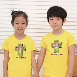 [MyJD] New 키즈크로스 티셔츠 (아동용) - 8컬러*