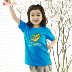 [MyJD] 아트티셔츠: 빠른 달팽이 (아동용) - 9컬러