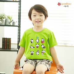 [MyJD] 아트티셔츠: 팬더박사 24시 (아동용) - 9컬러