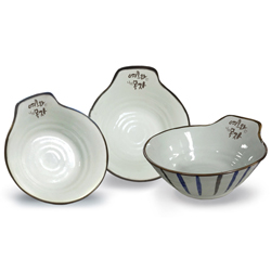 원형귀접시 3P (No.740021)