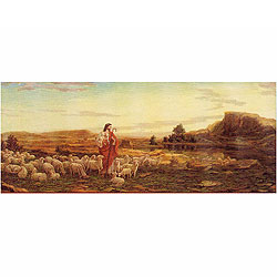 <font color=red>[20%할인] </font>대형성화 그림 - 석양의목자 (그림만)