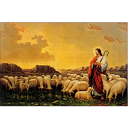<font color=red>[20%할인]</font> 대형성화 그림- 목자예수 (그림만)