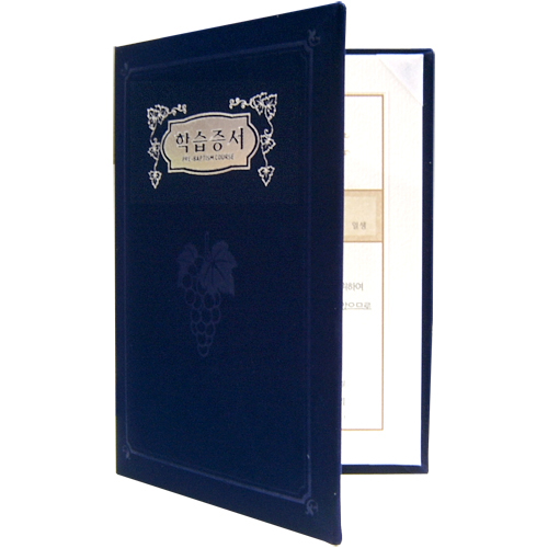 A5 신형 우단증서 (학습증서) 6310 <font color=blue><b>[은박]</b></font>