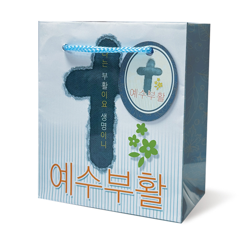 <font color=red>[10%할인+5%적립] </font>부활절 종이 기프트백 6847-1 (10개)
