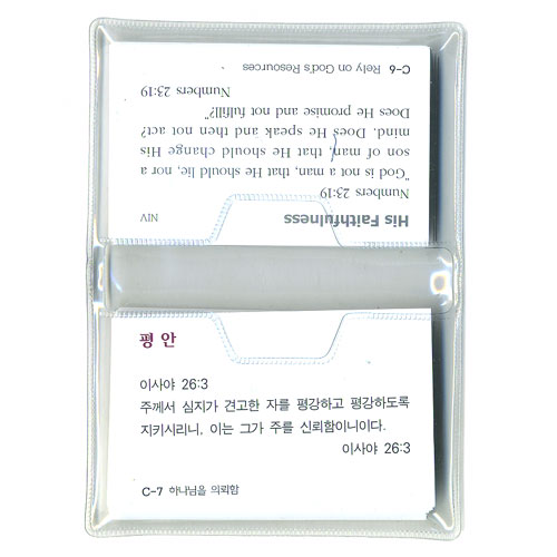 [주제별 성경암송] 큰글 60구절 말씀카드(개역개정판)
