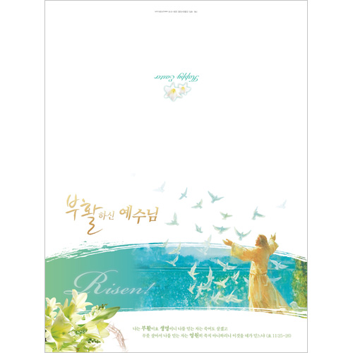 올컬러 부활절카드 12종