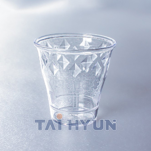 플라스틱 일회용잔 (THPC-D01) - 금성찬기, 스텐성찬기 겸용 (50개 세트/50잔 1줄)